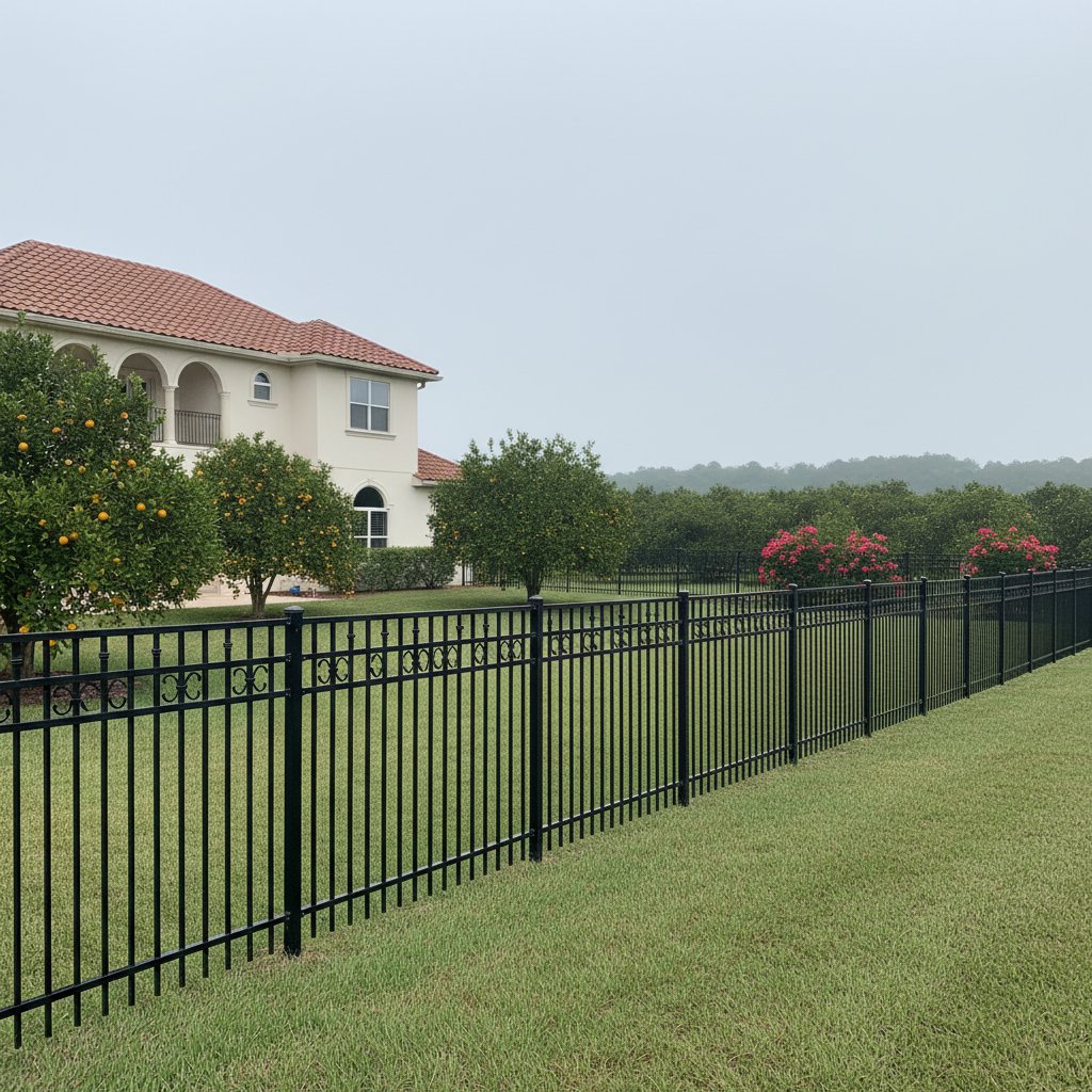 Aluminum Fence Installation in Haines City, FL