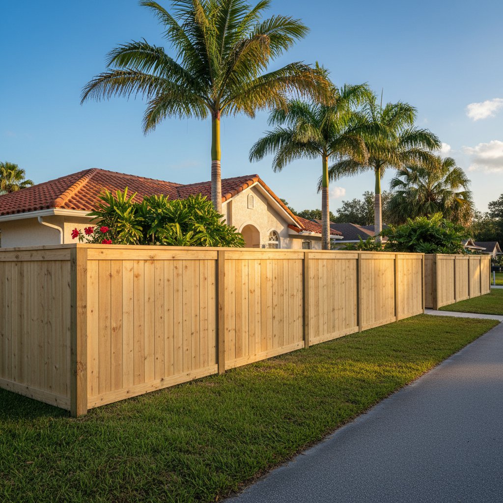 Wood Fence Installation in Haines City, FL