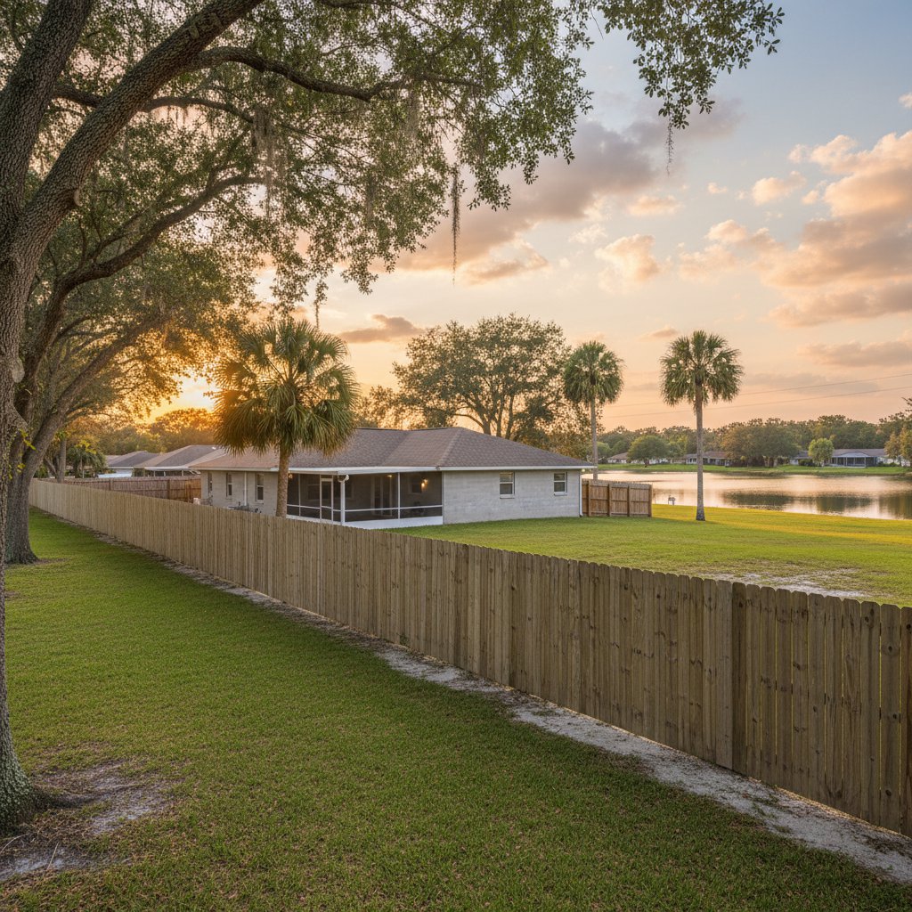 Wood Fence in Haines City, FL - Image 2