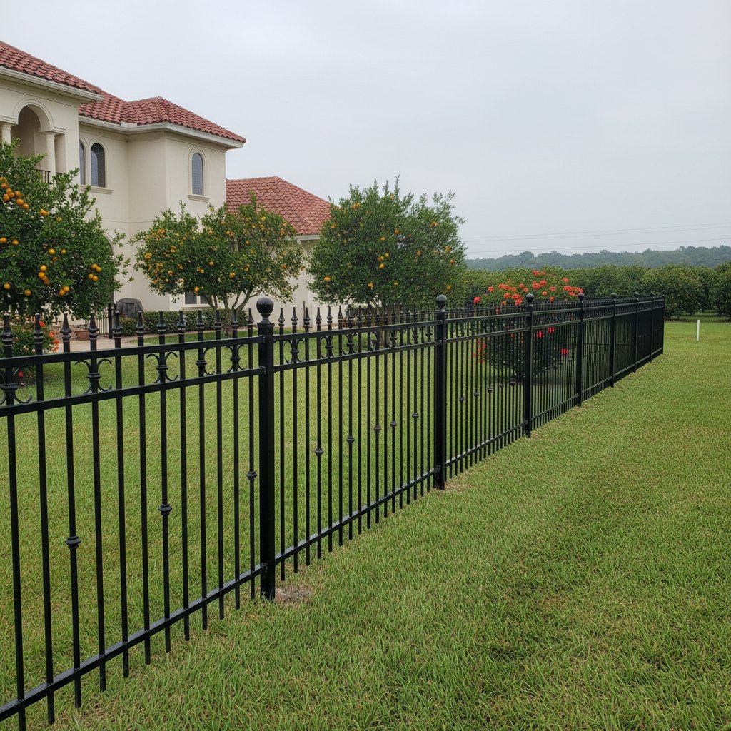 Wrought Iron Fence Installation in Haines City, FL